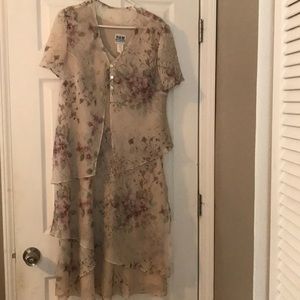 Dress with matching jacket